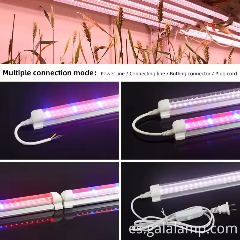 Cultivar plántulas, luz de suplemento para el crecimiento, luz de planta del espectro completo T5